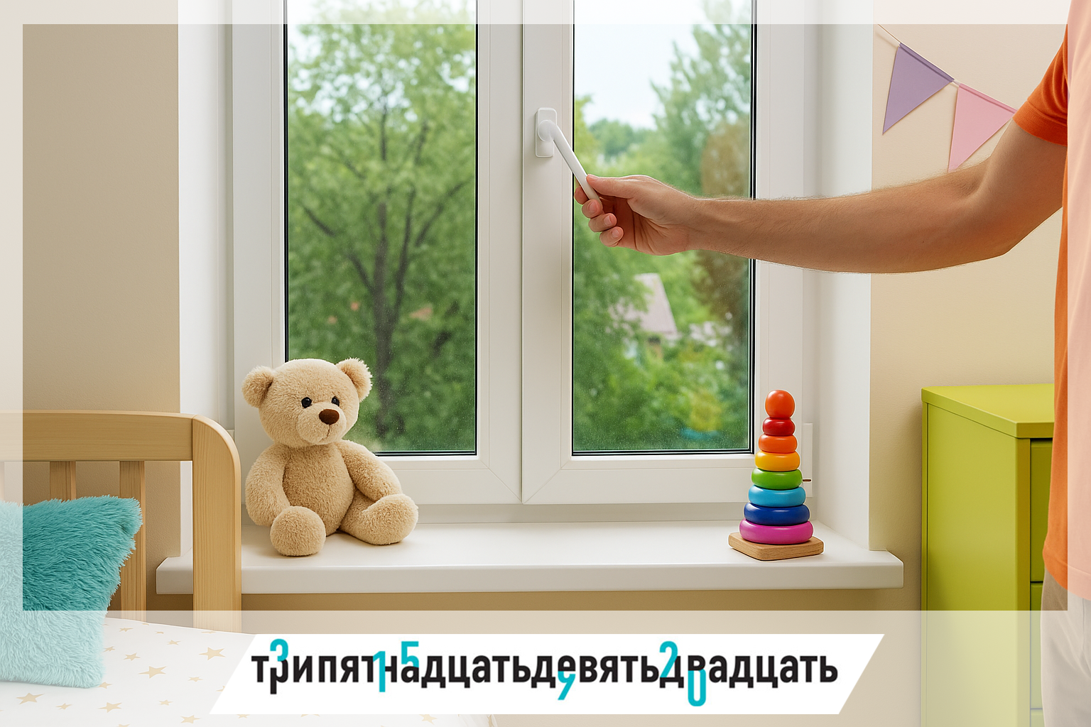 Безопасность, тепло и свежий воздух — главные требования к детским окнам.