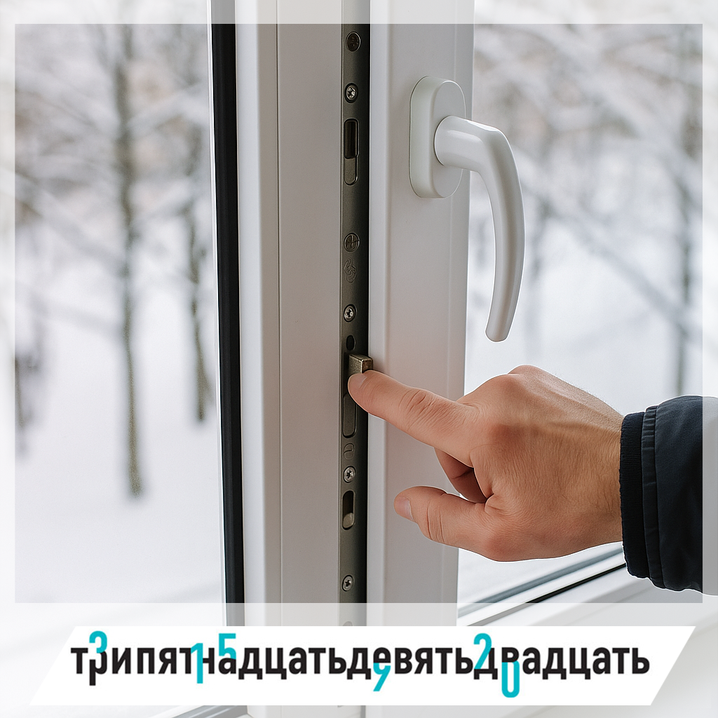 Как проверить фурнитуру пластиковых окон зимой 