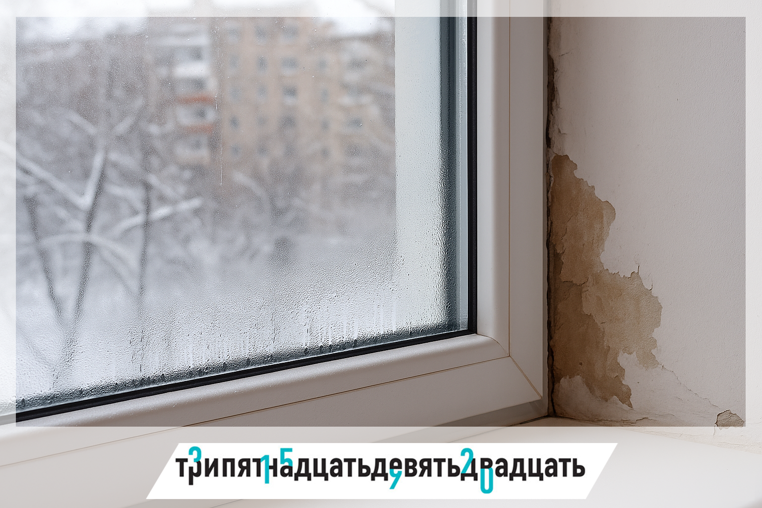Конденсат на окнах: риски и решение.
