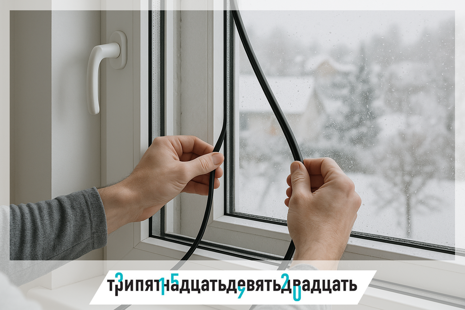 Зимняя замена уплотнителей — быстрый способ убрать сквозняки и конденсат.